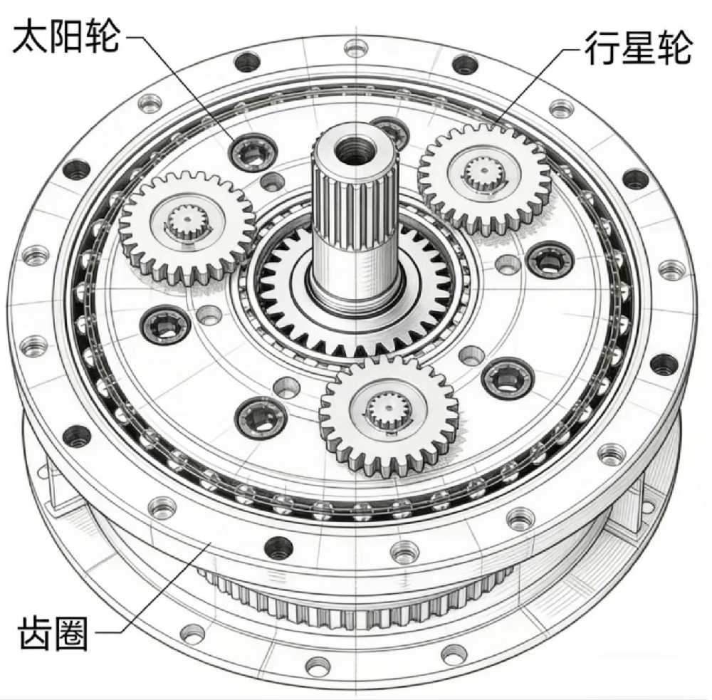 聯誠精密為智昆科技供應行星減速機核心部件